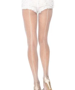 Leg Avenue Back Seam Fishnet Pantyhose