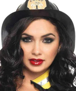 Leg Avenue Black Fire Chief Hat