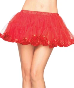 Leg Avenue Pleated Satin Petticoat 8 Leg Avenue Pleated Satin Petticoat