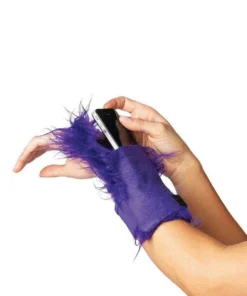 Leg Avenue Faux Fur Wrist Wallet