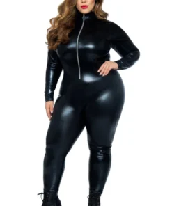 Leg Avenue Plus Size Wet Look Bodysuit 11 Leg Avenue Plus Size Wet Look Bodysuit