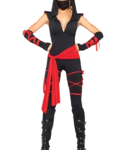 Leg Avenue Deadly Ninja Costume With Face Mask