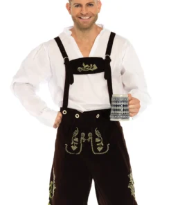 Leg Avenue Sexy Halloween Costumes Men's Lederhosen Oktoberfest Costume
