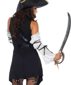 Leg Avenue Black Sea Buccaneer Costume Sexy Halloween Costumes