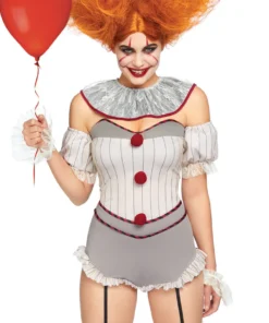 Leg Avenue Killer Sewer Clown Costume Sexy Halloween Costumes