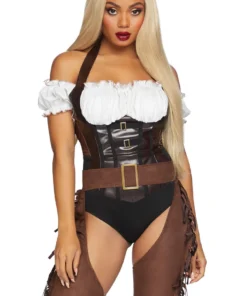 Leg Avenue Sexy Halloween Costumes Shoot 'Em Up Cowgirl Costume