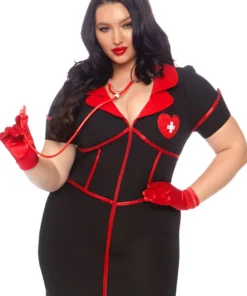 Leg Avenue Plus Size Bedside Babe Costume 5 Leg Avenue Plus Size Bedside Babe Costume