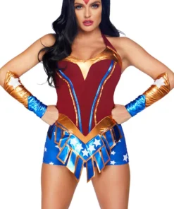 Leg Avenue Sexy Halloween Costumes Heart Stopping Heroine Costume