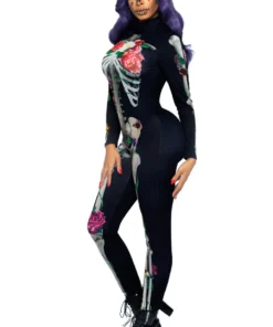 Leg Avenue Floral Skeleton Costume 8 Leg Avenue Floral Skeleton Costume