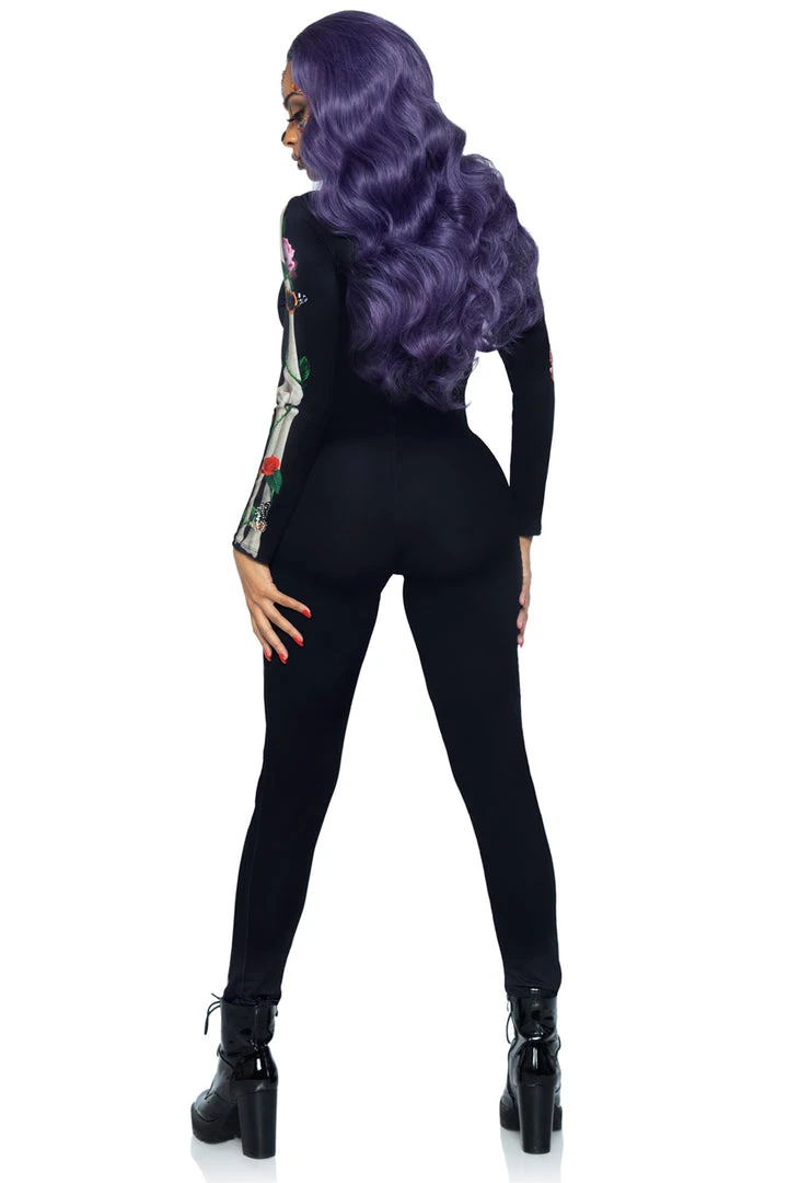 Leg Avenue Floral Skeleton Costume 6 Leg Avenue Floral Skeleton Costume