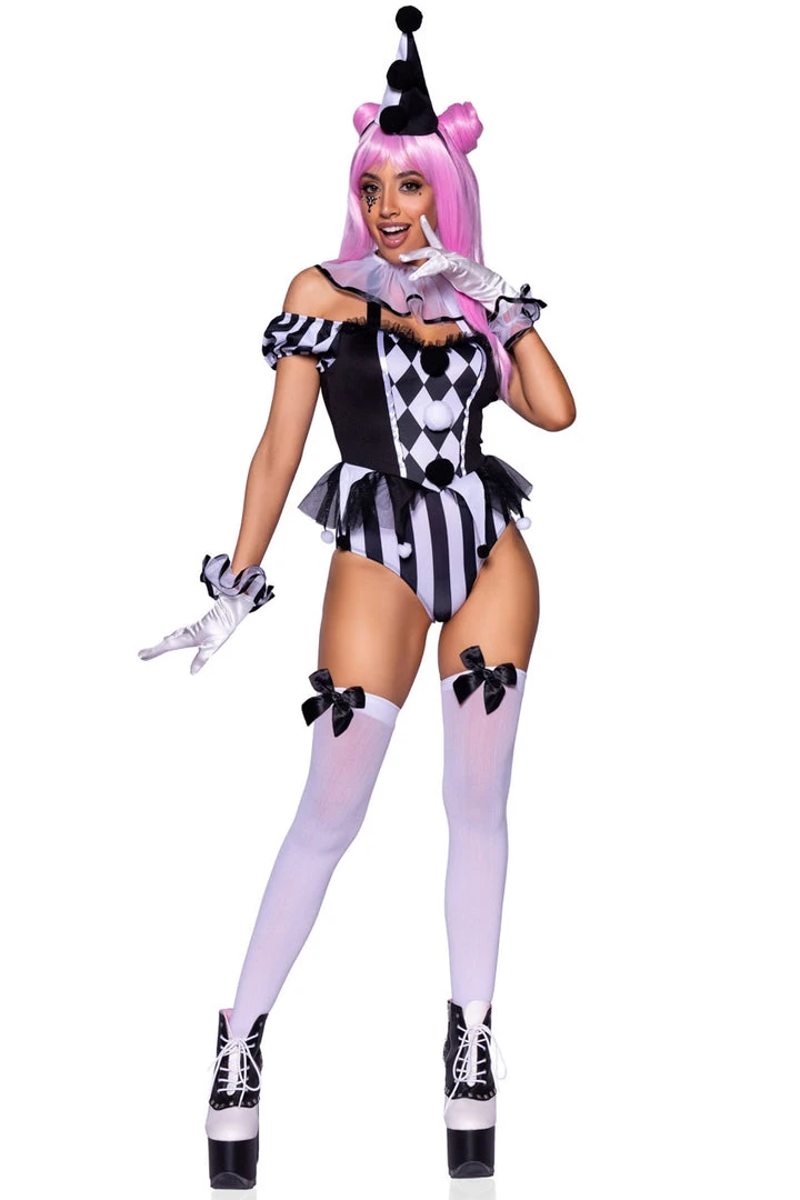 Leg Avenue Sexy Halloween Costumes Captivating Circus Clown Costume 3 Leg Avenue Sexy Halloween Costumes Captivating Circus Clown Costume