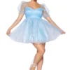 Leg Avenue Sexy Halloween Costumes Frosted Organza Princess Costume Dress