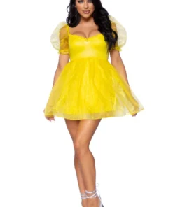 Leg Avenue Sexy Halloween Costumes Frosted Organza Princess Costume Dress
