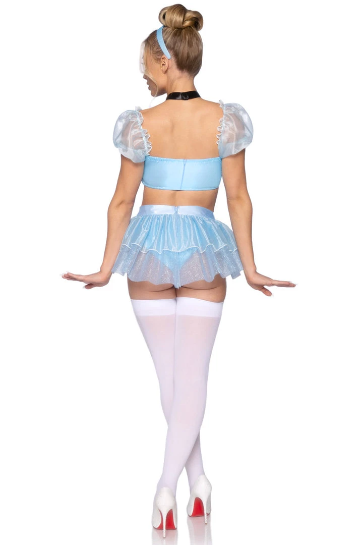 Leg Avenue Glass Slipper Cinderella Costume 2 Leg Avenue Glass Slipper Cinderella Costume