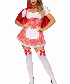 Leg Avenue Sexy Halloween Costumes Fairytale Miss Red Costume