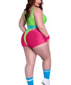 Leg Avenue Plus Size 80s Workout Hottie Costume