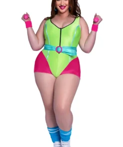Leg Avenue Plus Size 80s Workout Hottie Costume