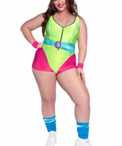 Leg Avenue Plus Size 80s Workout Hottie Costume