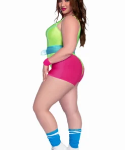Leg Avenue Plus Size 80s Workout Hottie Costume