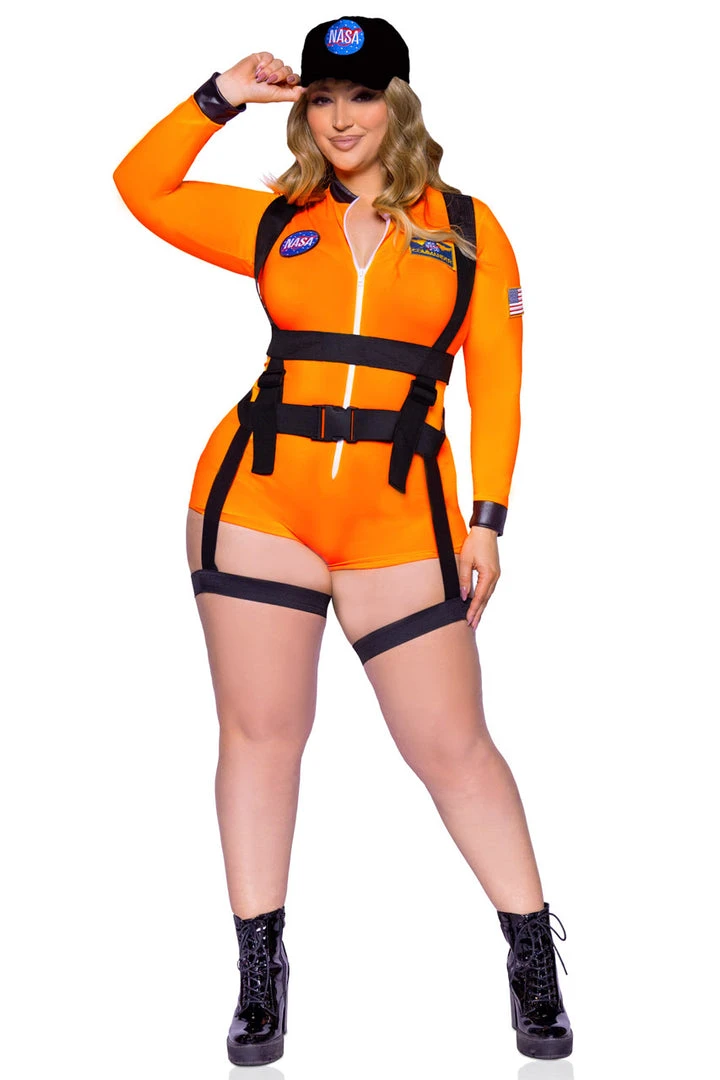 Leg Avenue Plus Size Space Commander Costume 1 Leg Avenue Plus Size Space Commander Costume