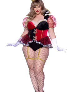 Leg Avenue Plus Size Ravishing Red Queen Costume 7 Leg Avenue Plus Size Ravishing Red Queen Costume