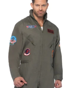 Leg Avenue Top Gun Men's Flight Suit Costume Sexy Halloween Costumes
