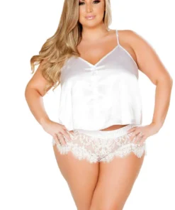 Roma Costume Plus Size Elegant Pajama Set Plus Size Lingerie