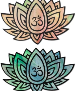 3WISHES Pastel Tie-Dye Rainbow Lotus Pasties