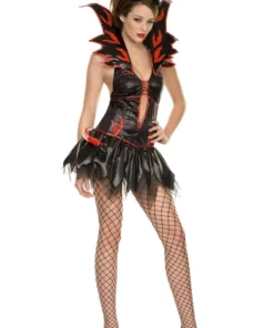 Music Legs Sexy Halloween Costumes Devil Dame Costume