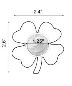 GE Apparel Black Mini Shamrock Nipple Pasties