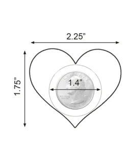 GE Apparel Blue Mini Heart Nipple Pasties