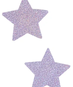 OY Brands Silver Sparkle Stars Pasties