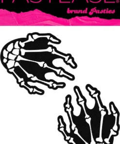 PASTEASE Brand Pasties Skeleton Hands Pasties