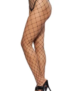 Roma Costume Hosiery Black Fence Net Pantyhose
