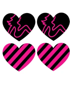 XGEN Trucker Girl Hearts Nipple Pasties