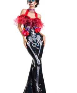 Party King Glamour Muerta Costume Sexy Halloween Costumes