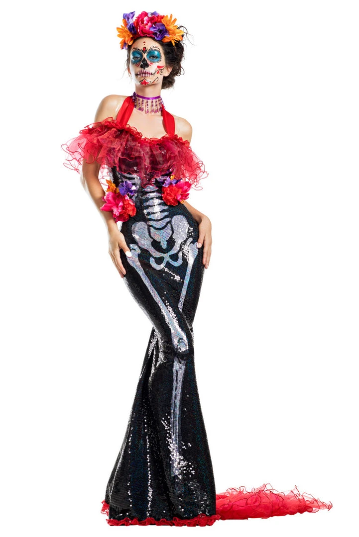 Party King Glamour Muerta Costume Sexy Halloween Costumes 1 Party King Glamour Muerta Costume Sexy Halloween Costumes