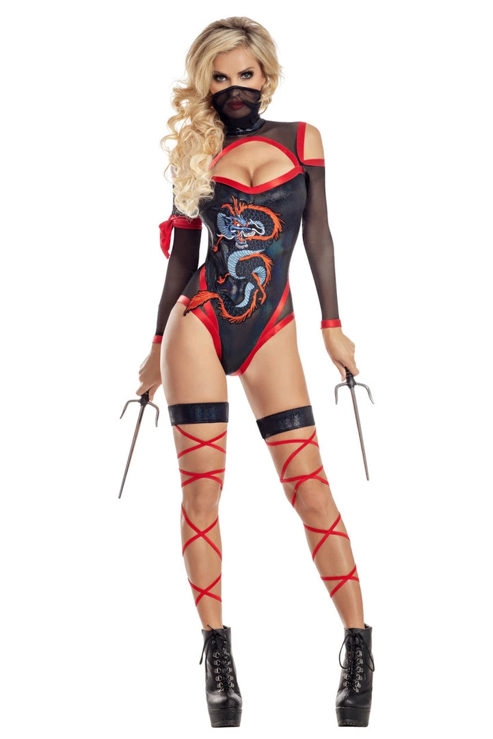 Party King Crouching Dragon Ninja Costume Sexy Halloween Costumes 5 Party King Crouching Dragon Ninja Costume Sexy Halloween Costumes