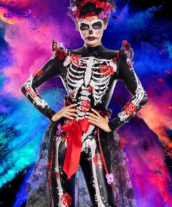 Party King Rosas Day Of The Dead Costume Sexy Halloween Costumes