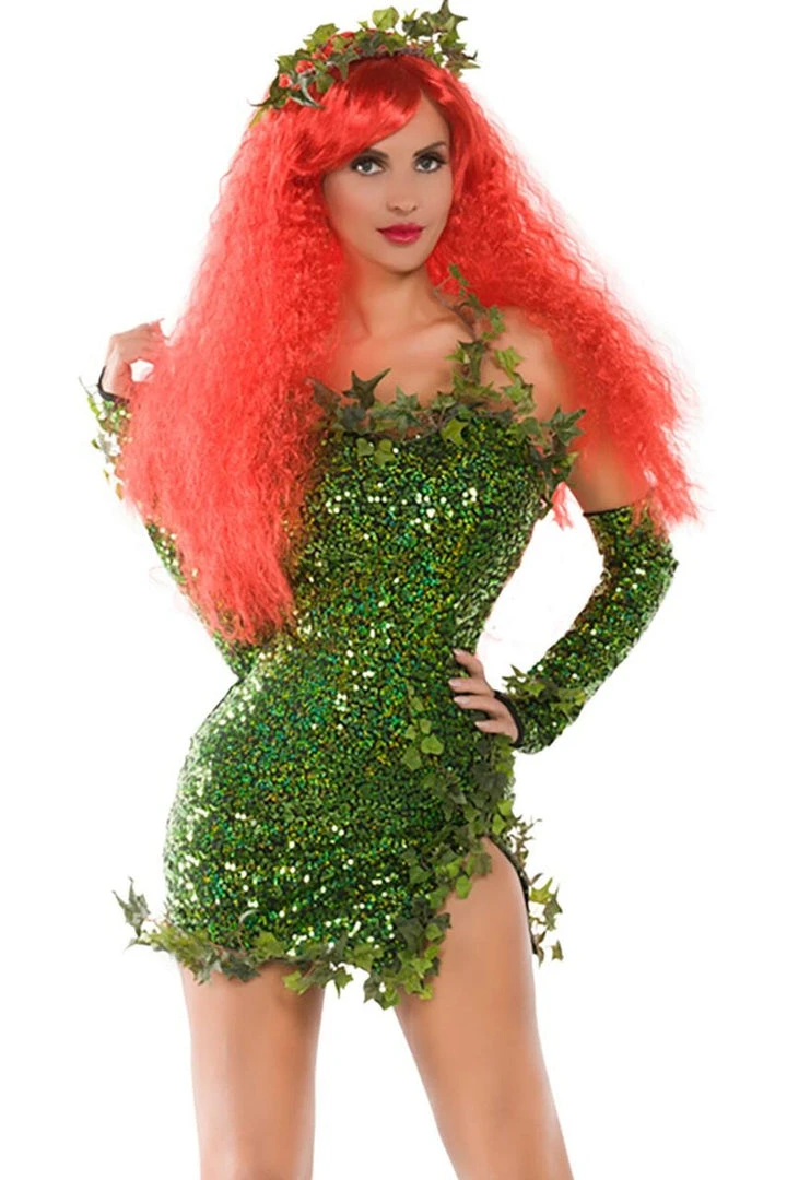 Party King Sexy Halloween Costumes Poisonous Villain Costume 1 Party King Sexy Halloween Costumes Poisonous Villain Costume