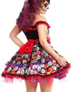 Party King Plus Costumes Lady Muerta Costume Plus