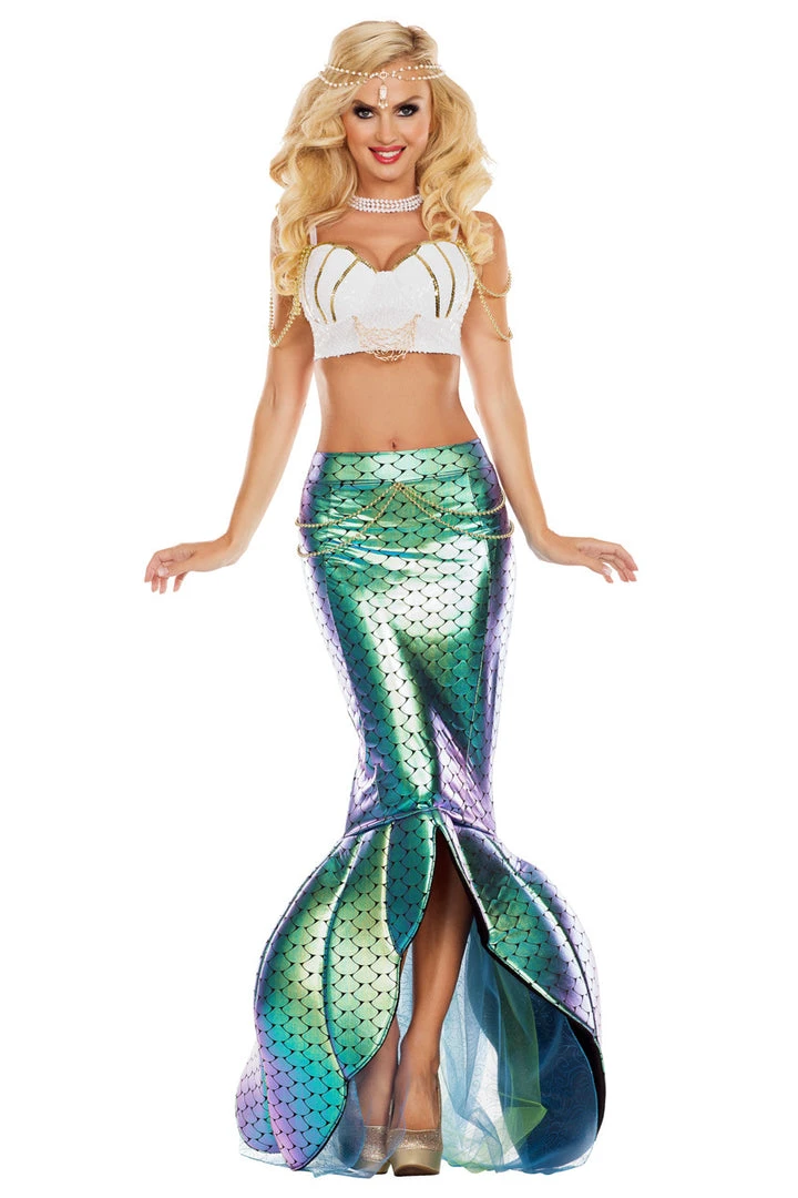 Party King Sexy Halloween Costumes Under The Sea Mermaid Costume 3 Party King Sexy Halloween Costumes Under The Sea Mermaid Costume