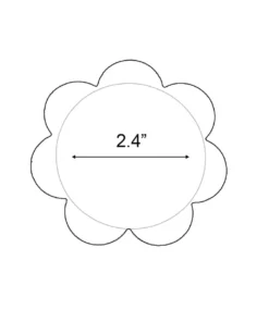 GE Apparel Red Zig Zag Petal Nipple Pasties