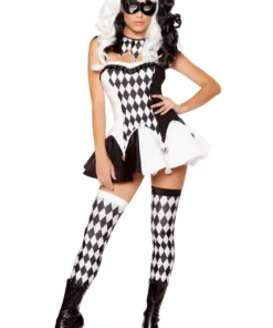 Roma Costume Devious Jester Costume Sexy Halloween Costumes
