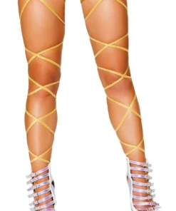 Roma Costume O-Ring Leg Wrap With Garter