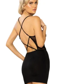 Roma Costume Clothing Mesh Corset Look Dress