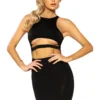 Roma Costume Underboob Bodycon Dress Clothing