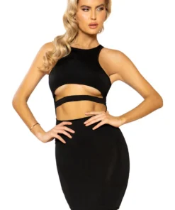 Roma Costume Underboob Bodycon Dress Clothing