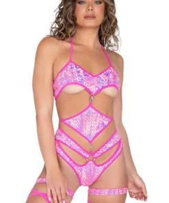 Roma Costume Underboob Diamond Romper 12 Roma Costume Underboob Diamond Romper