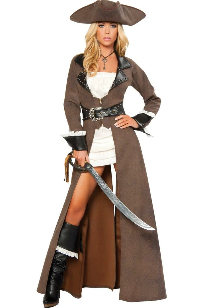 Roma Costume Deluxe Pirate Captain Costume Sexy Halloween Costumes 1 Roma Costume Deluxe Pirate Captain Costume Sexy Halloween Costumes